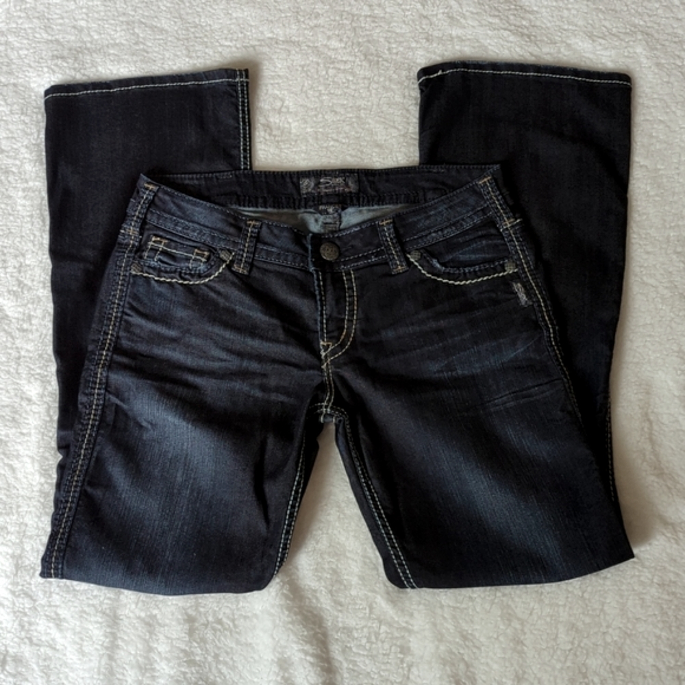 Silver Jeans Frances 18" Boot Cut Size 29 Length 31 - Picture 2 of 8
